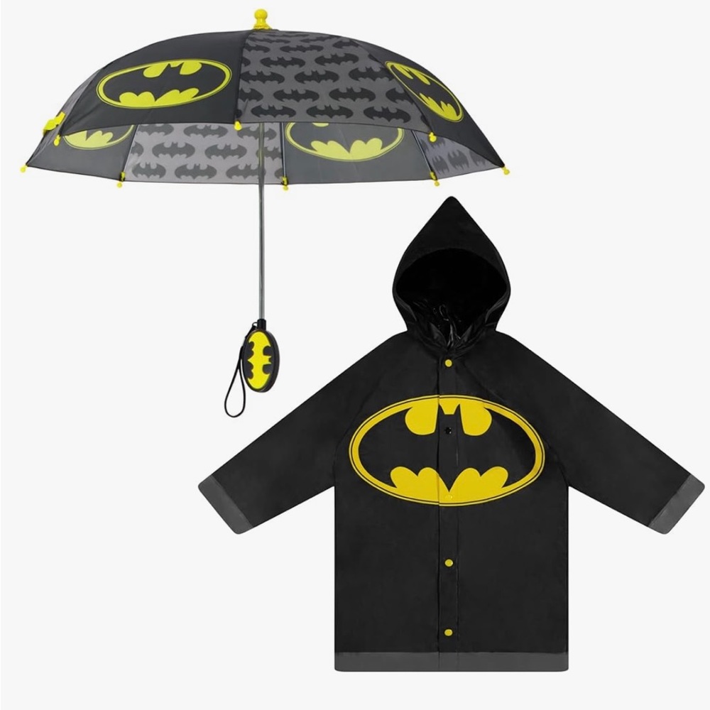 Boys Batman raincoat and umbrella. Great shape